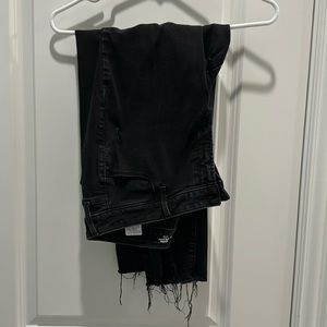 Rockstar Super Skinny Hi-Rise Black Destroyed Jeans by Old Navy